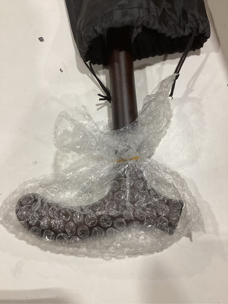 Condition photo showing Good Condition for Wooden Walking Cane with 5 Height for Men and Women, Handmade Wood Cane with Comfort Grip Handle, Supportive Mobility Aid for Seniors, Fashionable & Classic Lightweight Stick Walnut 34inch