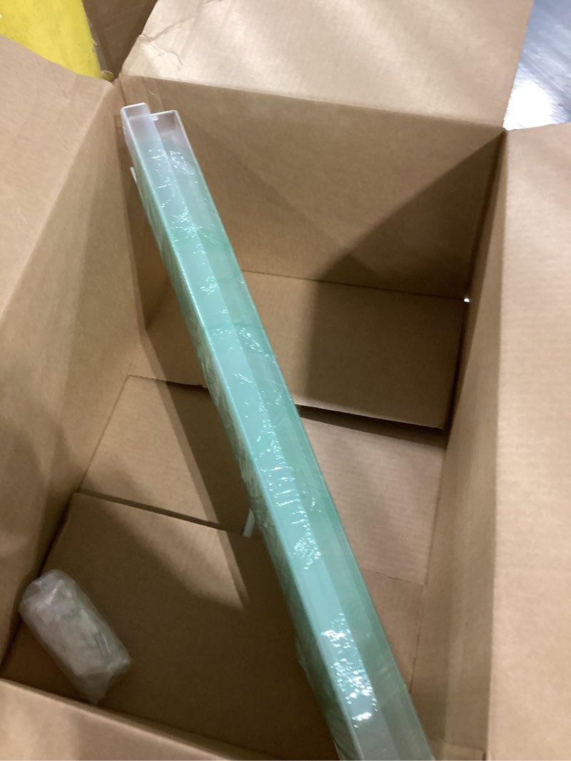 Condition photo showing As Is for trophable 24in Nail Polish Rack Wall Mounted Shelf with Removable Anti-Slip End Inserts, 6 Pack Clear Acrylic Nail Polish Organizer Wall Rack Display 150 Bottles Clear 24"x1.56"x2"-6Pack