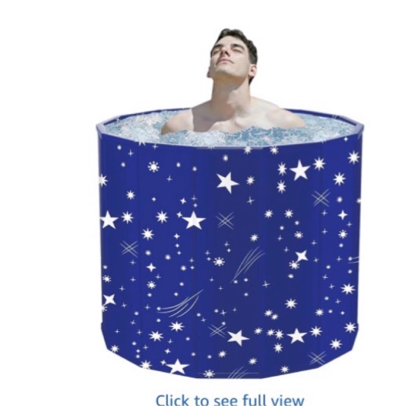 portable bathtub for adult, foldable soaking bathtub for hot spa&ice bath, foldable small bathtub co