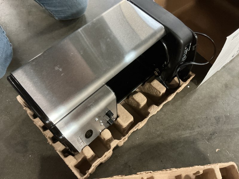 Condition photo showing As Is for Cuisinart DCC-1200P1 Brew Central 12-Cup Programmable Coffeemaker Coffee Maker, Carafe, Brushed Chrome Brushed Chrome Coffeemaker