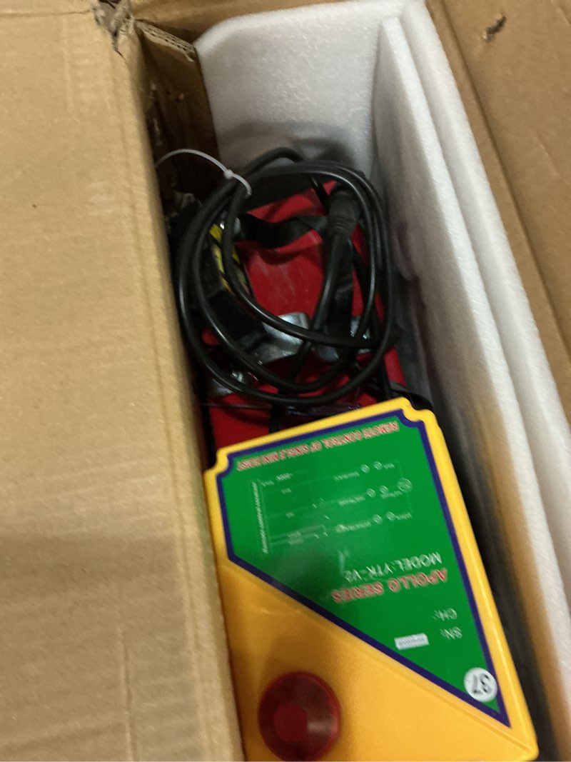 Condition photo showing Good Condition for vevor 1320lbs wireless electric hoist, 1150w 110v electric steel wire winch with wireless remote control, 40ft single cable lifting height & motor, for garage warehouse factory