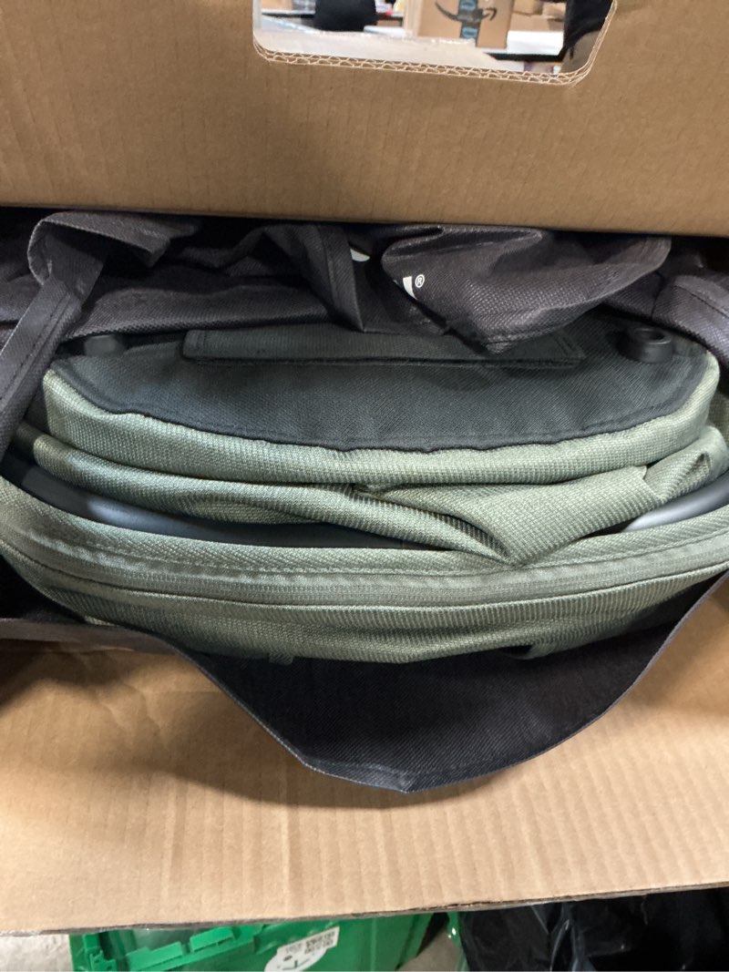 Condition photo showing Good Condition for UPPAbaby Bassinet V3 - Compatible with Vista, Cruz, Ridge Strollers - Overnight Sleep Solution - Mattress, Sheet and Bug Shield Included - Evelyn (Meadow Green) Evelyn (Meadow Green/Graphite Frame)