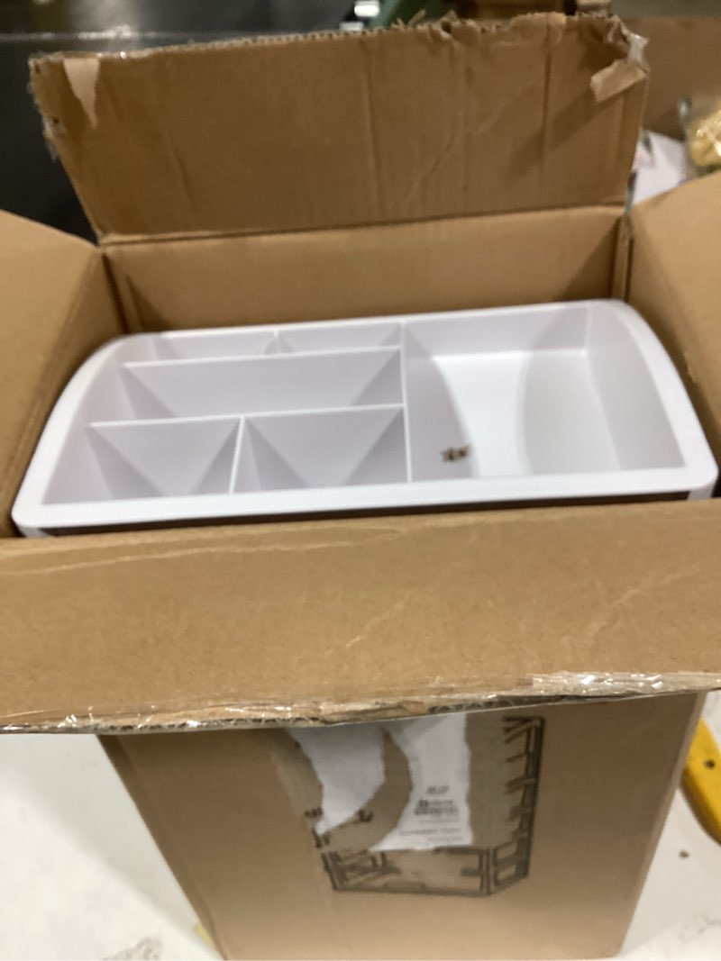 Condition photo showing Good Condition for desk organizer with drawers, 5 drawers storage organizer, desktop storage drawers for office supplies, plastic stationary organizer, makeup organizer, desk storage box for office, school, home 6 layers with 5 drawers