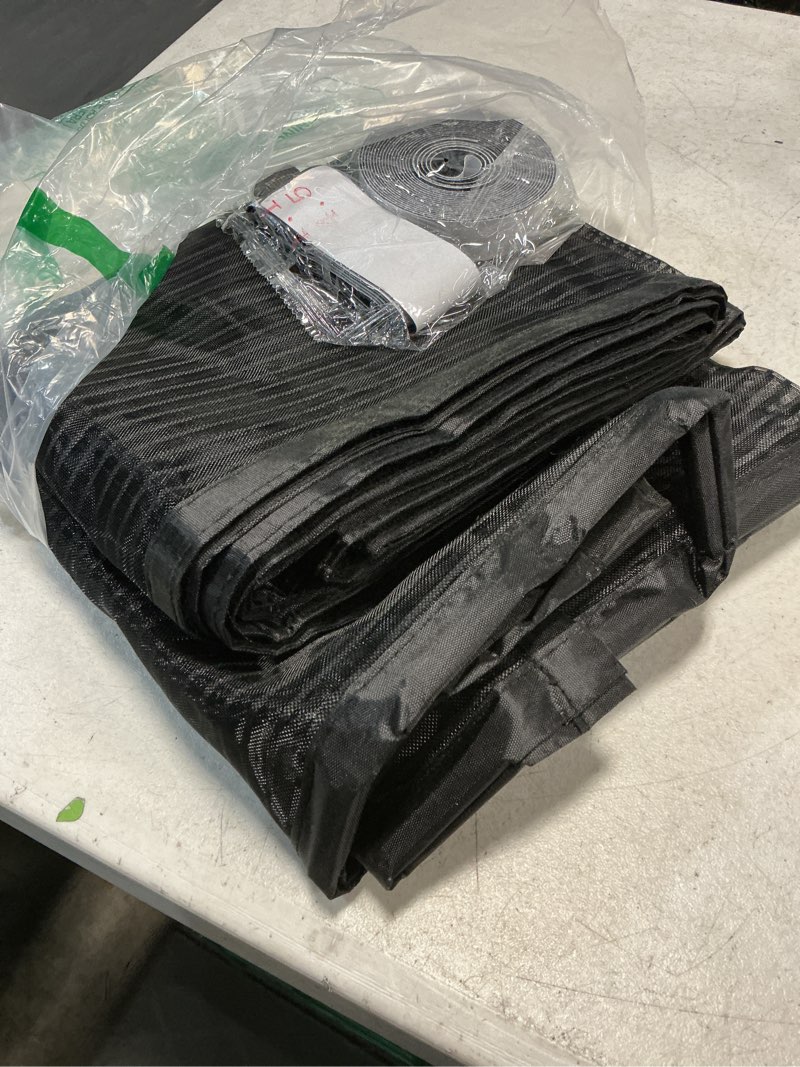Condition photo showing Good Condition for heavy duty magnetic screen door mesh, door net screen with 50 magnets | pet & kid friendly, auto-sealing pet fine mesh doors screen keep bugs out fits front doors size 36"x82" - screen size 38"x84" 38" x 84" screen fits 36" x 82" door