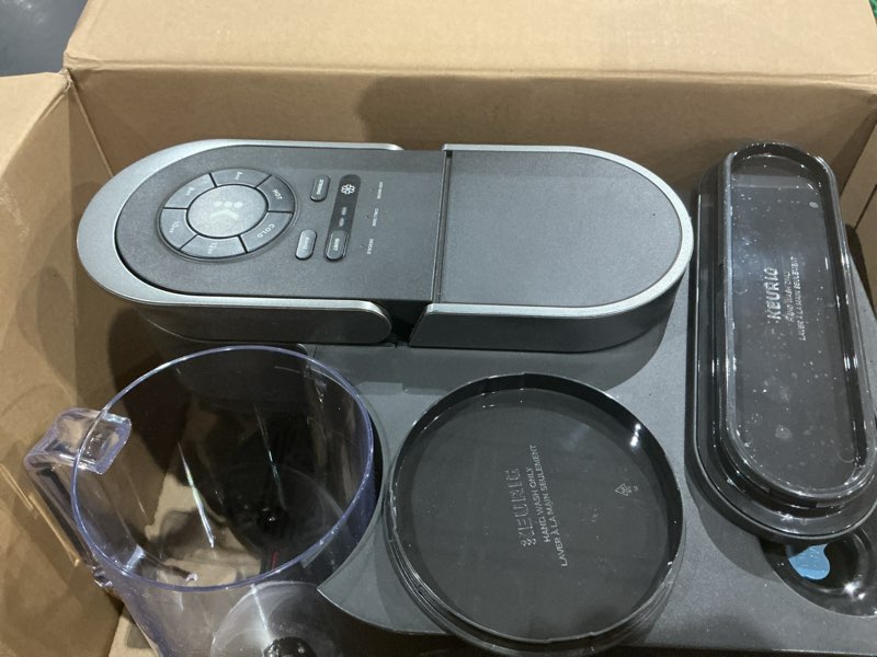 Condition photo showing As Is for keurig k-brew+chill iced or hot single-serve k-cup coffee maker with multistream and quickchill technology, 70oz. removable reservoir