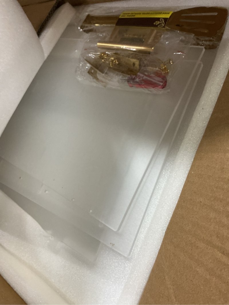 Condition photo showing Good Condition for 3 Tiers Clear Acrylic Counter Top Bakery Display Case 5mm high Impact PETG Panels Bread Case 19.5"X15"X10.2" Party Cake Cabinet