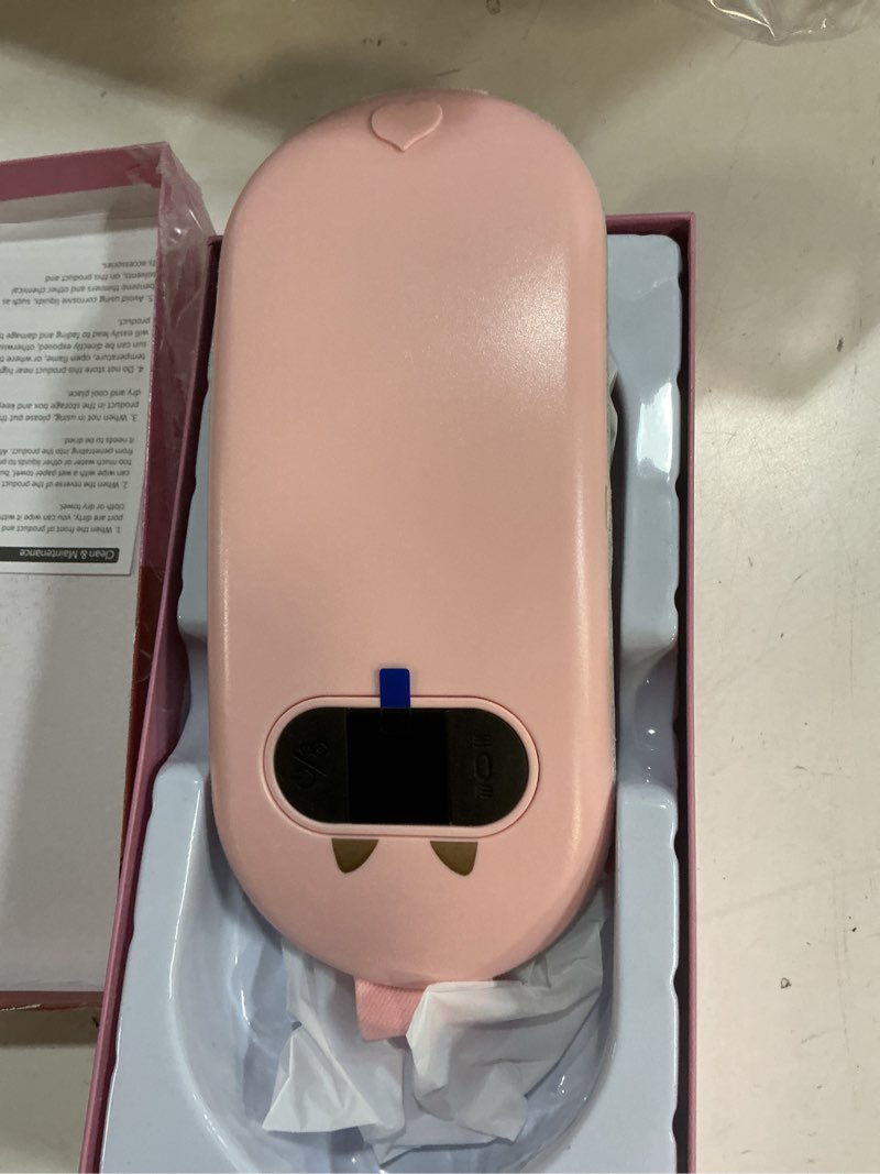 Condition photo showing Good Condition for electric heating pad, portable cordless menstrual heating pad with 6 heat levels and 6 massage modes, fast large heating belly wrap belt for cramps, back pain relief gifts for women girls her a pink-6 levels