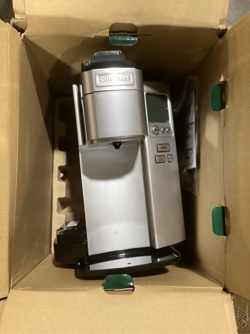 Condition photo showing Good Condition for Cuisinart Coffee Maker, Single Serve 72-Ounce Reservoir Pod Coffee Machine, Programmable Brewing & Hot Water Dispenser, 3 Cup-Size Settings, Stainless Steel, SS-10P1, Silver