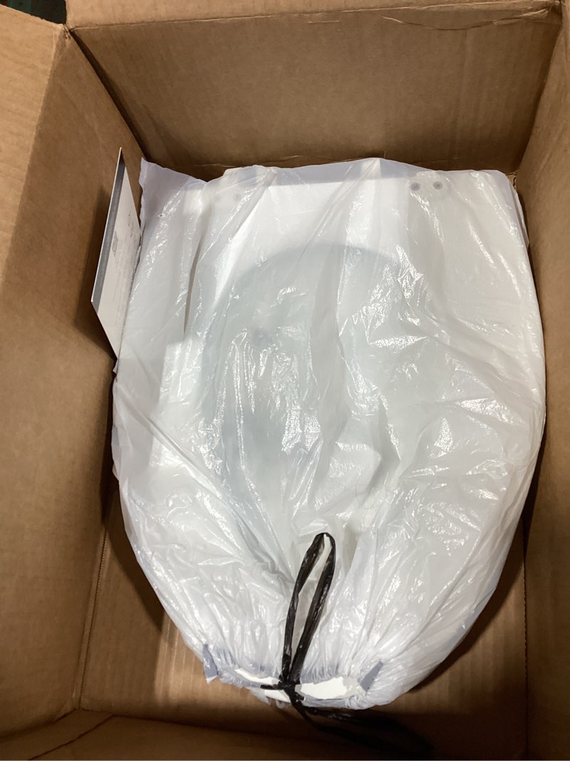 Condition photo showing Good Condition for Mayfair Cassel Slow Close Toilet Seat, Easy Clean, Non Slip Premium Wood Seat, Easy Install, Made in USA, Elongated, White Elongated 1 - Toilet Seat