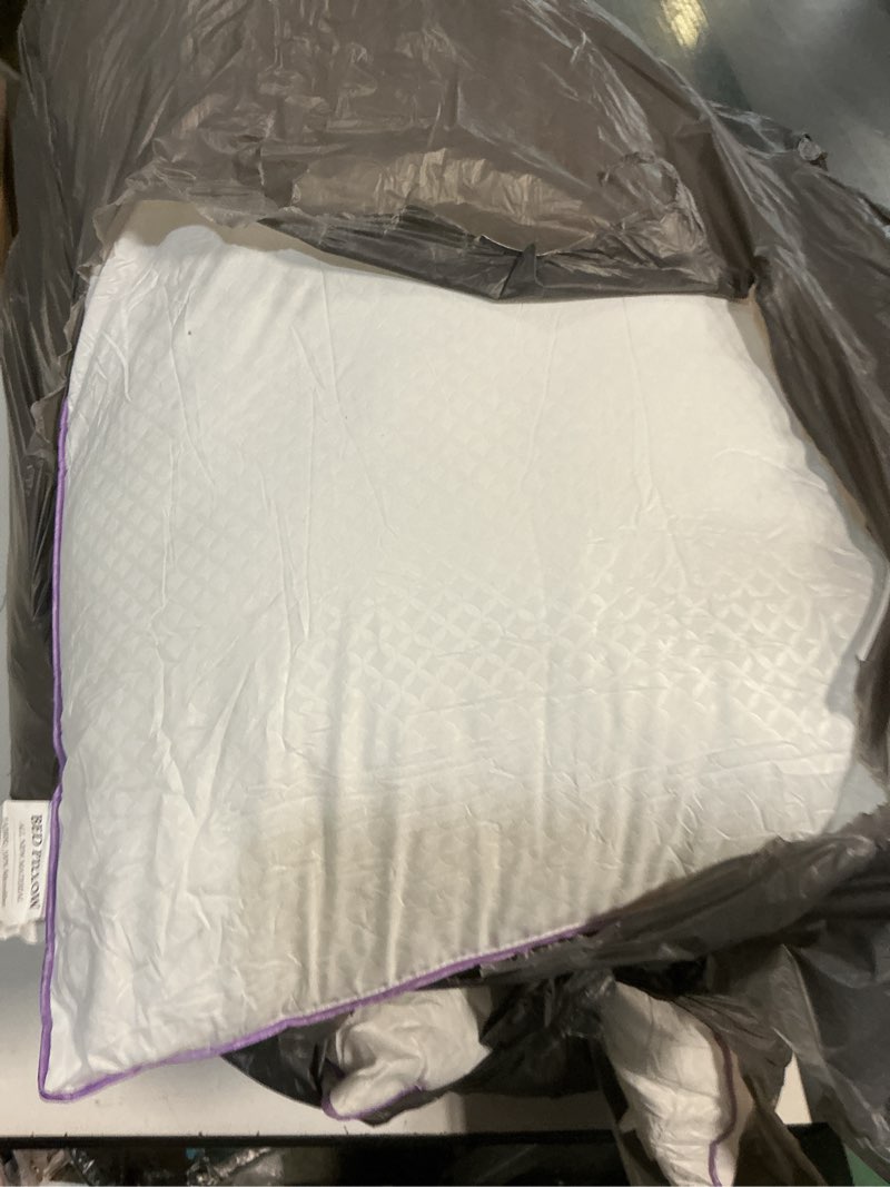 Condition photo showing As Is for JOLLYVOGUE Pillows Queen Size Set of 2, Soft Supportive Bed Pillows with Super Soft Down Alternative Fill, Luxury Fluffy Hotel Quality for Side, Back, and Stomach Sleepers 2 Queen