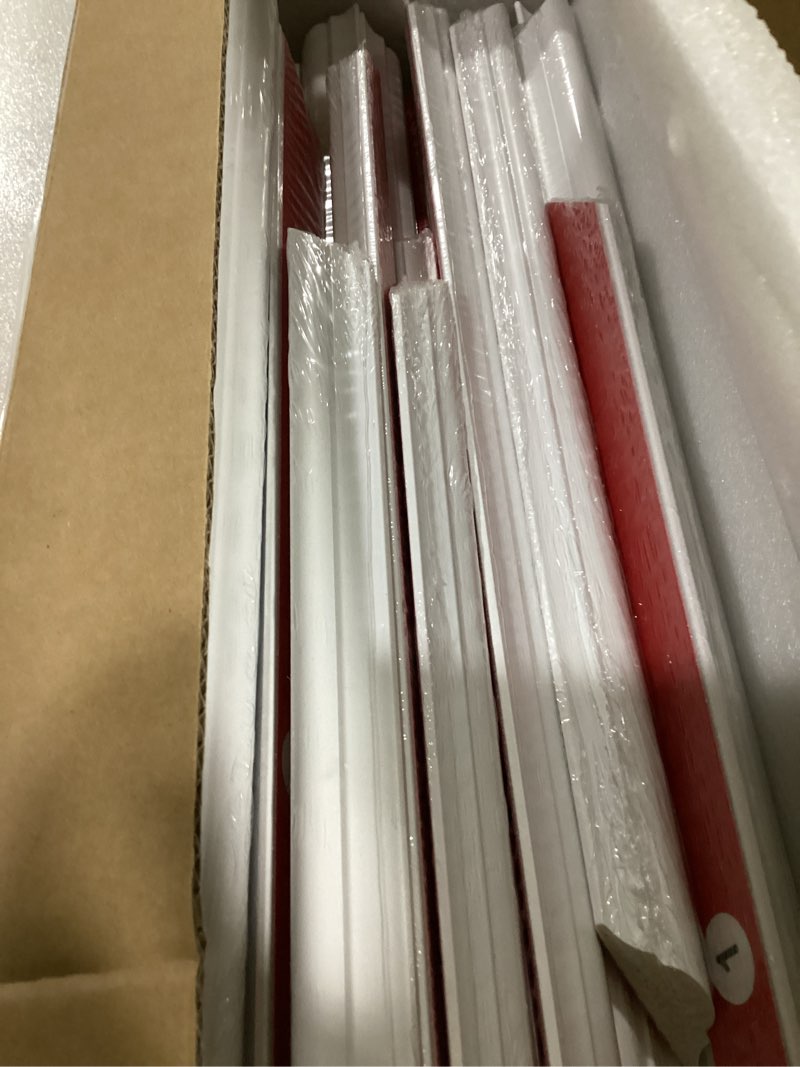 Condition photo showing New/Like New for NeatiEase 8 Set Peel and Stick Wall Molding Trim Kit, 16" x24" Premade Wainscoting Panels, Self Adhesive Moulding Panel for Interior Walls Picture Frame 16"x24" 8-Frame, White