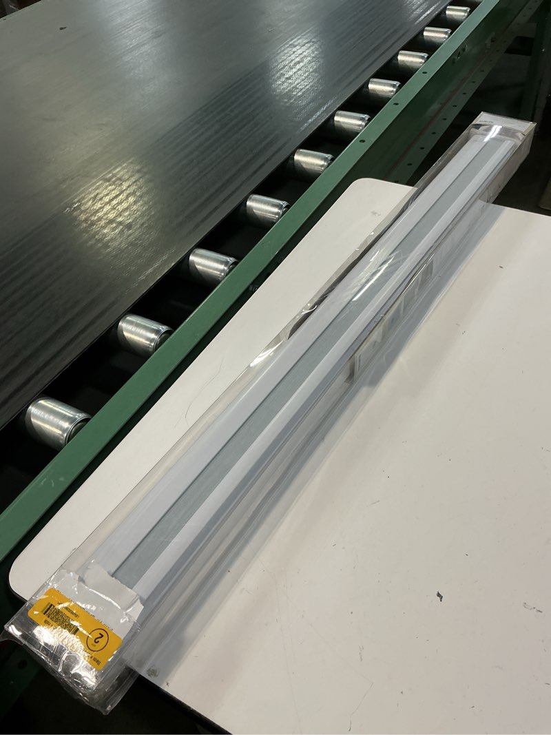 Condition photo showing As Is for allen + roth 35-in x 64-in white blackout cordless cellular shade