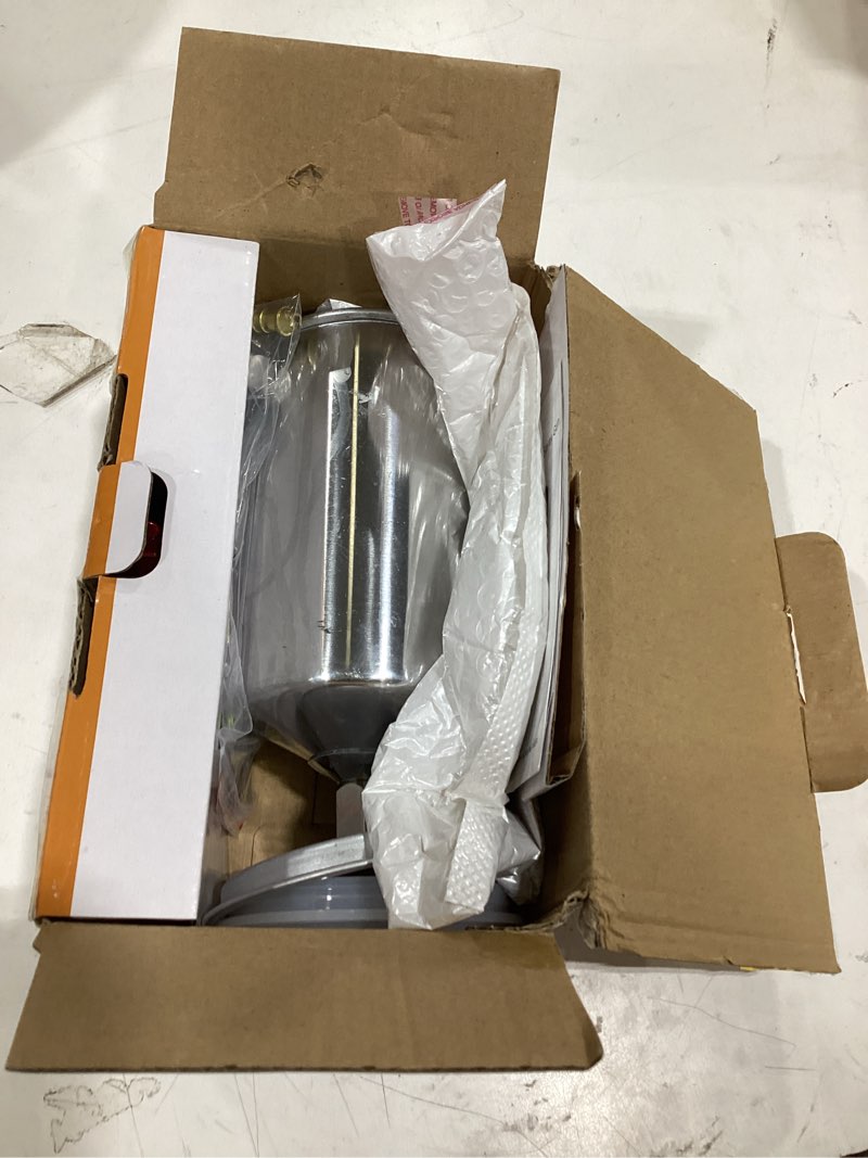 Condition photo showing Good Condition for bang4buck high performance hvlp gravity feed spray gun with 1.4mm 1.7mm 2.5mm fluid tips, 1000cc aluminum cup for auto paint, primer, clear/top coat & touch-up red