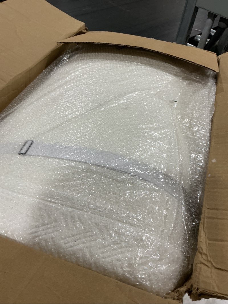 Condition photo showing As Is for memory foam lash bed topper for massage table, beauty salon esthetician mattress toppers based on 25d high density foam, non-slip facial beds pad with twill removable cover & elastic bands-73x24x2inch white 73" x24"x2"