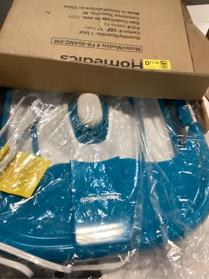 Condition photo showing Good Condition for Homedics Bubble Mate Foot Spa Collapsible