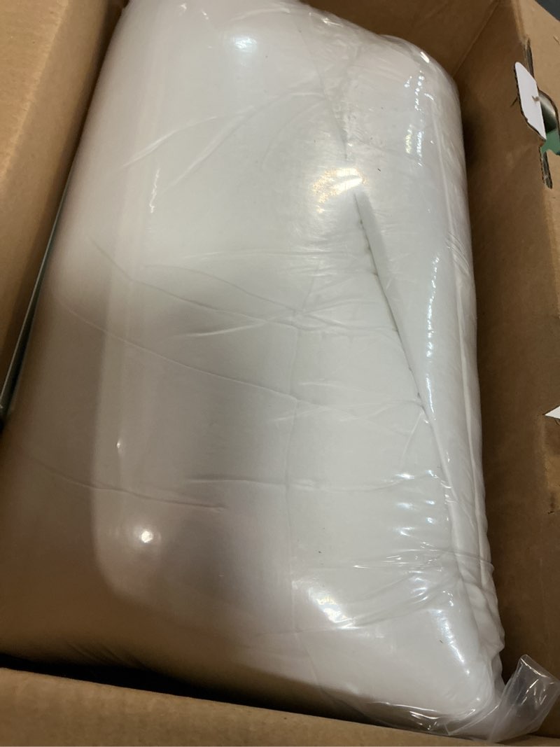 Condition photo showing New/Like New for miulee beige outdoor dining cushion 20x20 inch waterproof & 3 year color fastness deep seat and back cushion for patio furniture chair with ties beige 20 x 20 x3 inch