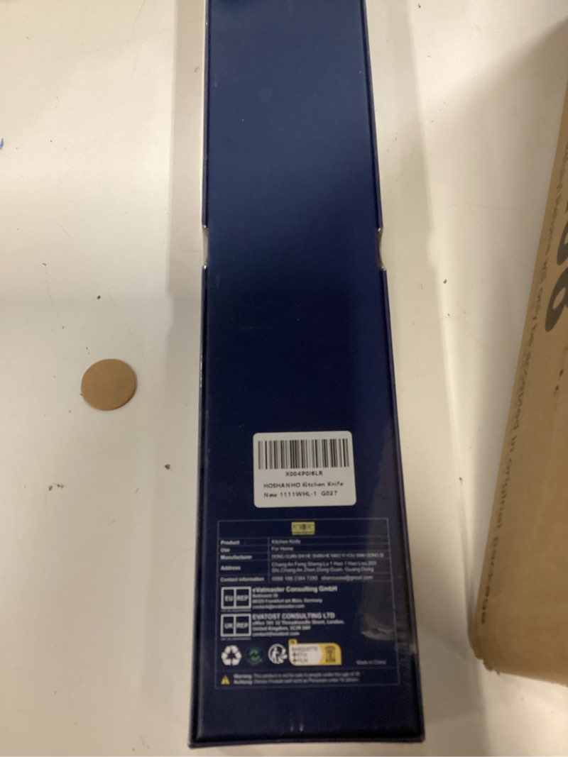 Condition photo showing New/Like New for hoshanho fillet knife 9 inch, super sharp boning knife in high carbon stainless steel, professional japanese fish knives for meat poultry cutting 9"