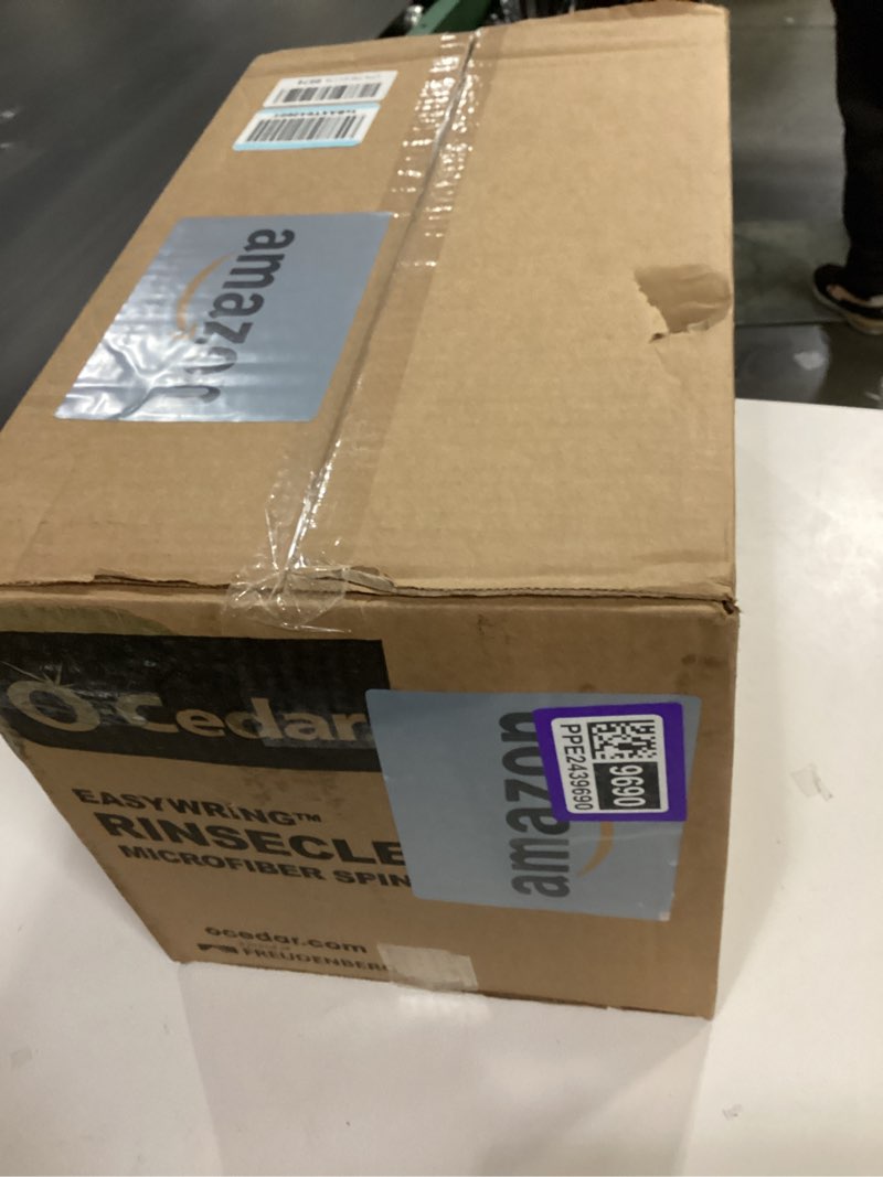 Condition photo showing Good Condition for (Used), incomplete)O-Cedar RinseClean Spin Mop & Bucket System | Clean with Water | Removes 99% of Bacteria Plastic Rinseclean Spin Mop & Bucket Cleaning System