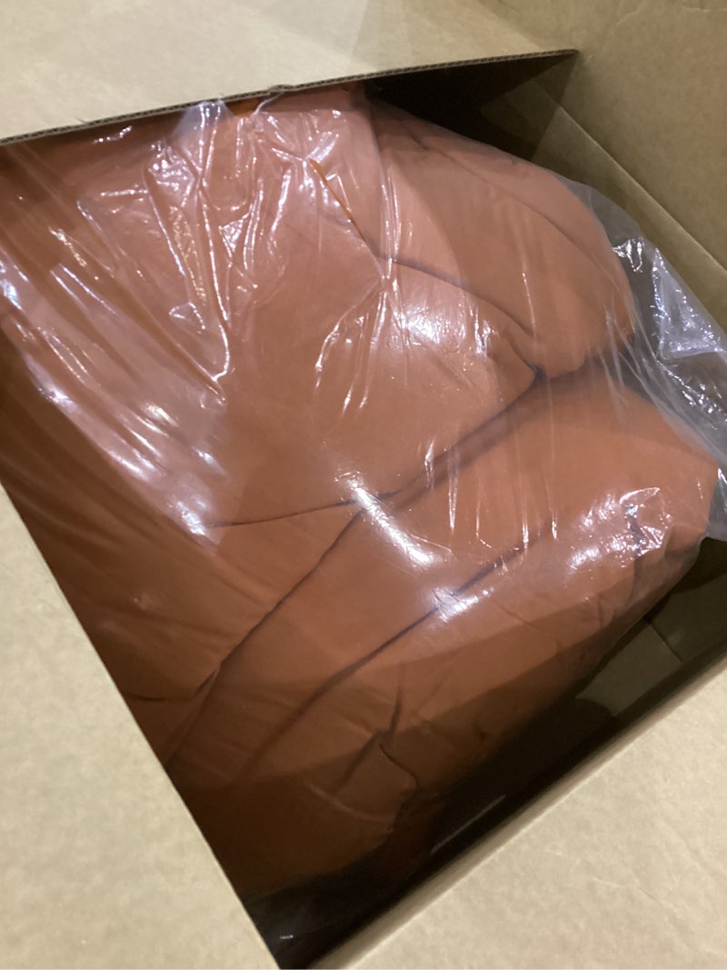 Condition photo showing Good Condition for WRENSONGE King Size Comforter Set - 3 Pieces Prewashed Burnt Orange Soft Lightweight Bedding for All Seasons,Fluffy Down Alternative Comforter King Size with 2 Pillow Shams Burnt Orange King(102"*90")