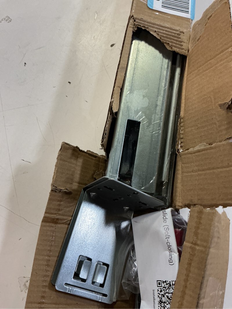 Condition photo showing Good Condition for lontan undermount soft close drawer slides 21 inch hidden bottom mount full extension cabinet rails with rear mounting bracket and locking devices 1 pair concealed drawer runners 100lb load capacity 21 inch 1