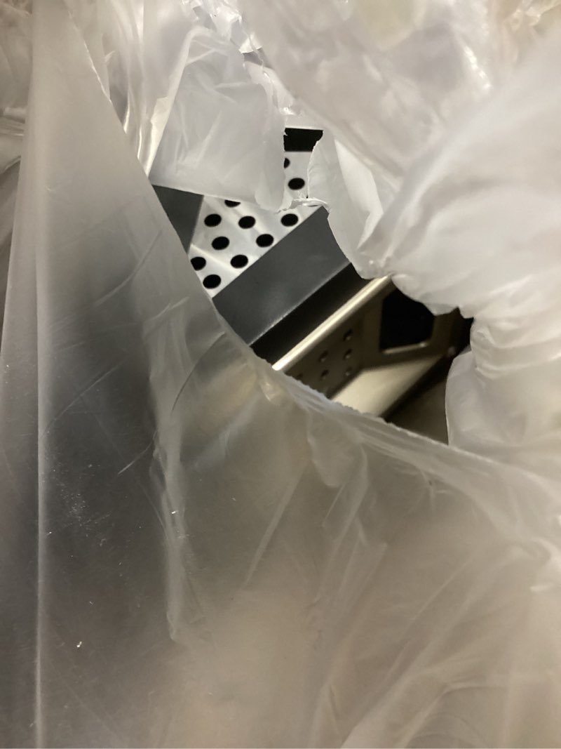 Condition photo showing Good Condition for aiwfl commercial trash disposal with removable inner barrel, lock design, standing metal ash receptacle for outside sidewalk office restaurant bar convenience store