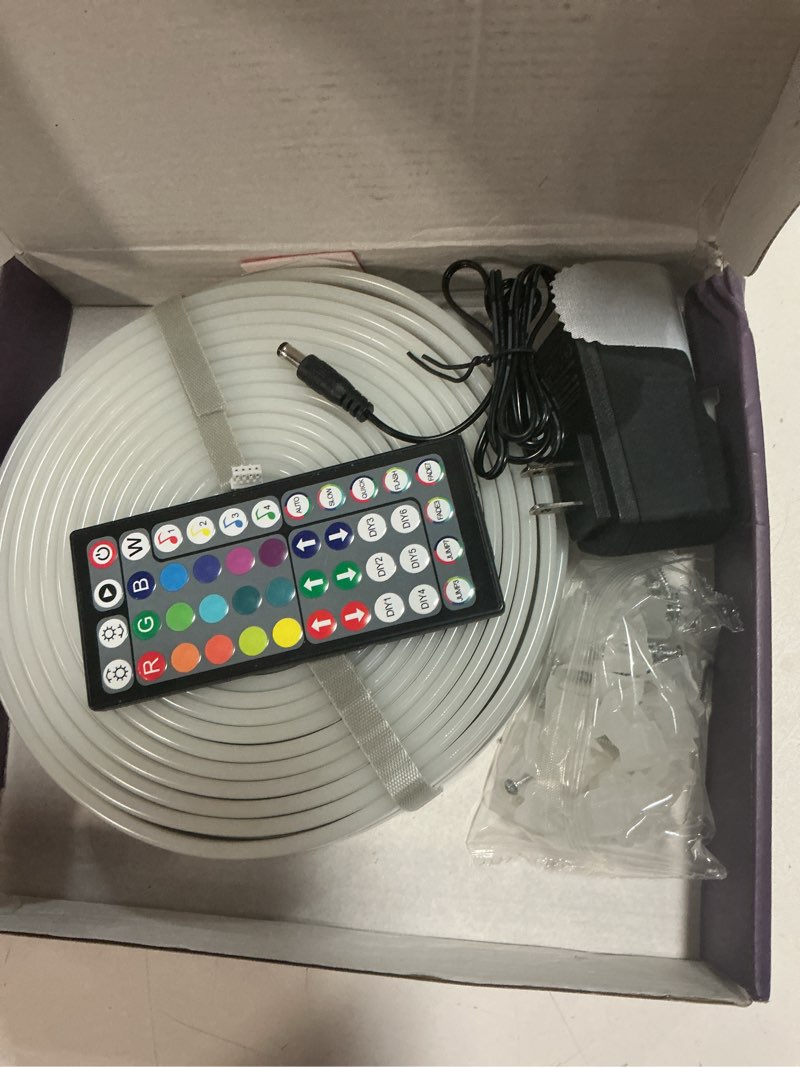 Condition photo showing Good Condition for letianpai 32.8ft neon rope lights,flexible led rope lights control with app/remote,multiple modes music sync gaming rgb led neon lights for bedroom outdoor