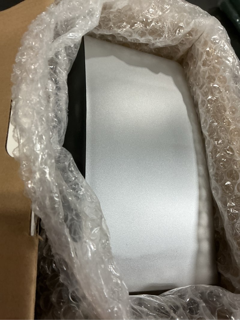 Condition photo showing Good Condition for shoe cover dispenser with 200pcs disposable shoe covers, automatic shoe cover machine fits shoes up to men's size 12, suitable for home, factory, hospital (silver)