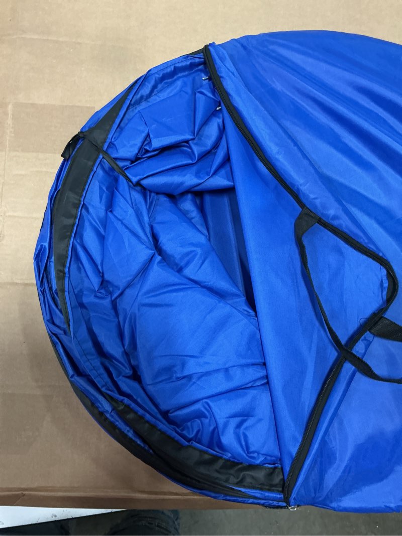 Condition photo showing New/Like New for dog agility tunnel, dog agility equipment, dog agility training with carry bag (blue)