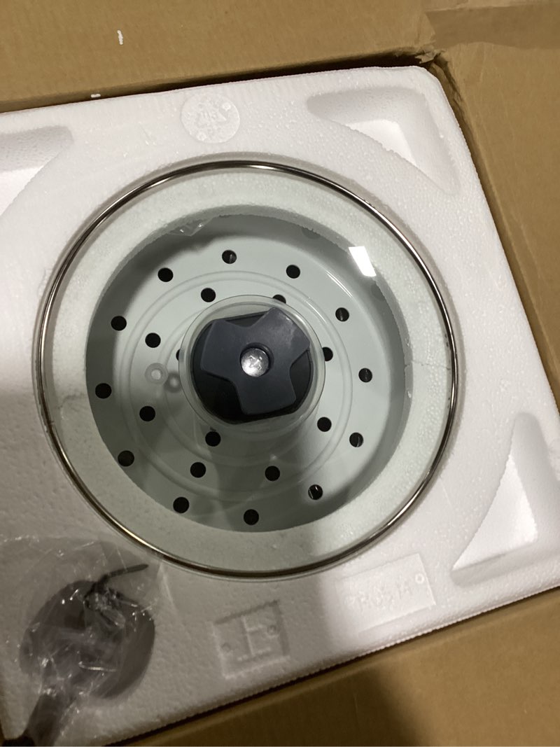 Condition photo showing As Is for black+decker 16-cup rice cooker, 8-cup uncooked rice, steaming basket, removable non-stick bowl, one touch, keep warm