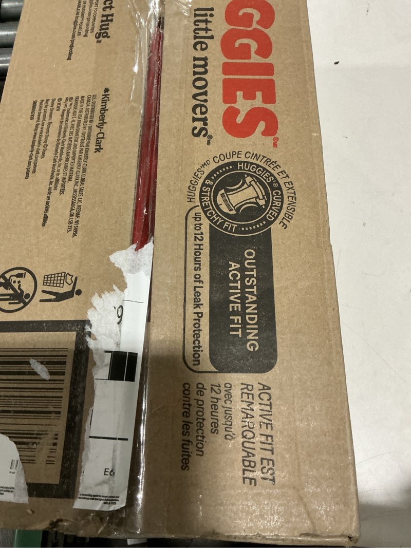 Condition photo showing Good Condition for Huggies Size 7 Diapers, Little Movers Baby Diapers, Size 7 (41+ lbs), 88 Count (2 Packs of 44), Packaging May Vary