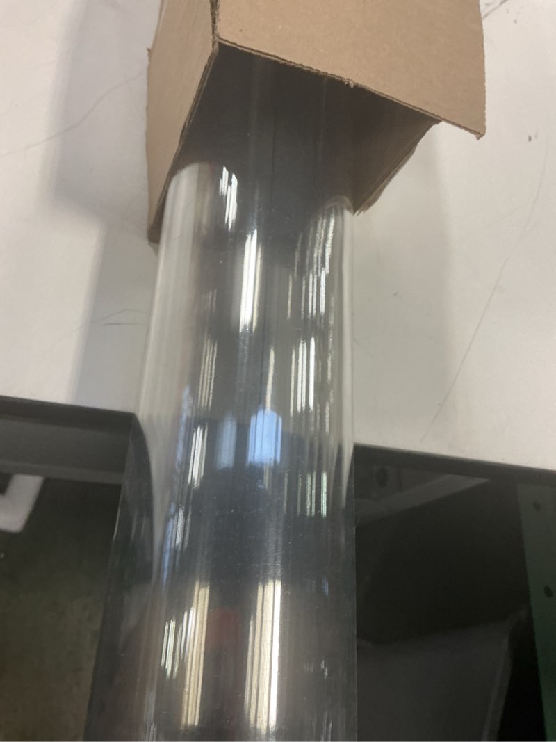 Condition photo showing New/Like New for Warmstar Clear Table Cover Protector, 48 x 60 Inch, 1.5mm Thick PVC, Rectangular, Desk & Dining Table Protector Mat Clear 1.5mm 60" x 48"