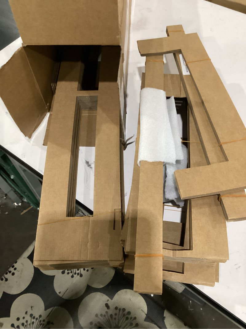 Condition photo showing Good Condition for basketball court stencil kit marking corrugated cardboard for gym asphalt concrete driveway home and local park no paint included