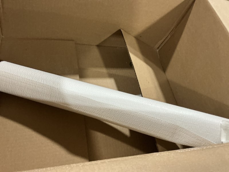 Condition photo showing As Is for Beautysaid Shelf and Drawer Liner for Kitchen Cabinet, Non Adhesive Non Slip Shelf Paper Waterproof Washable Thickened for Dresser Pantry Shelve Bathroom Protector Liner(White,12 in x 20FT) 12"W x 236"L White