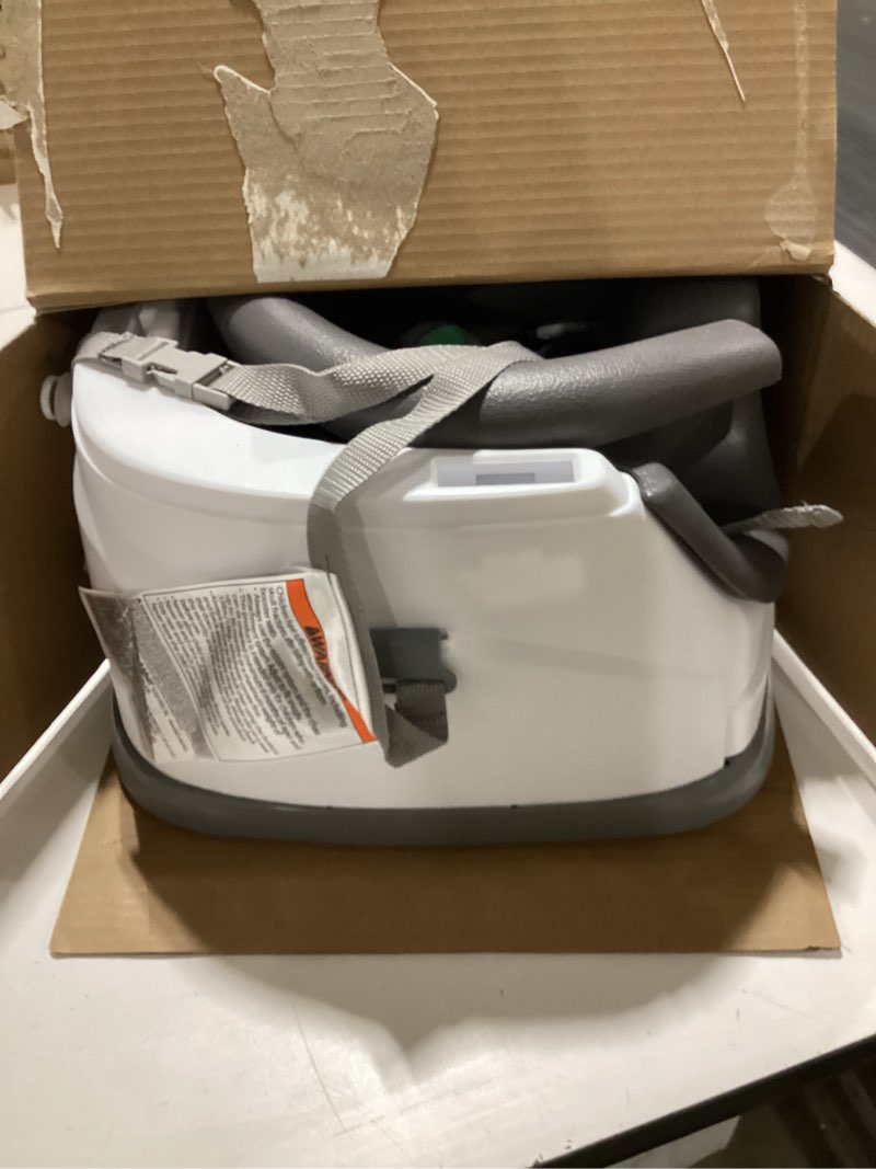 Condition photo showing Good Condition for Ingenuity Baby Base 2-in-1 Booster Feeding and Floor Seat with Self-Storing Tray - Slate