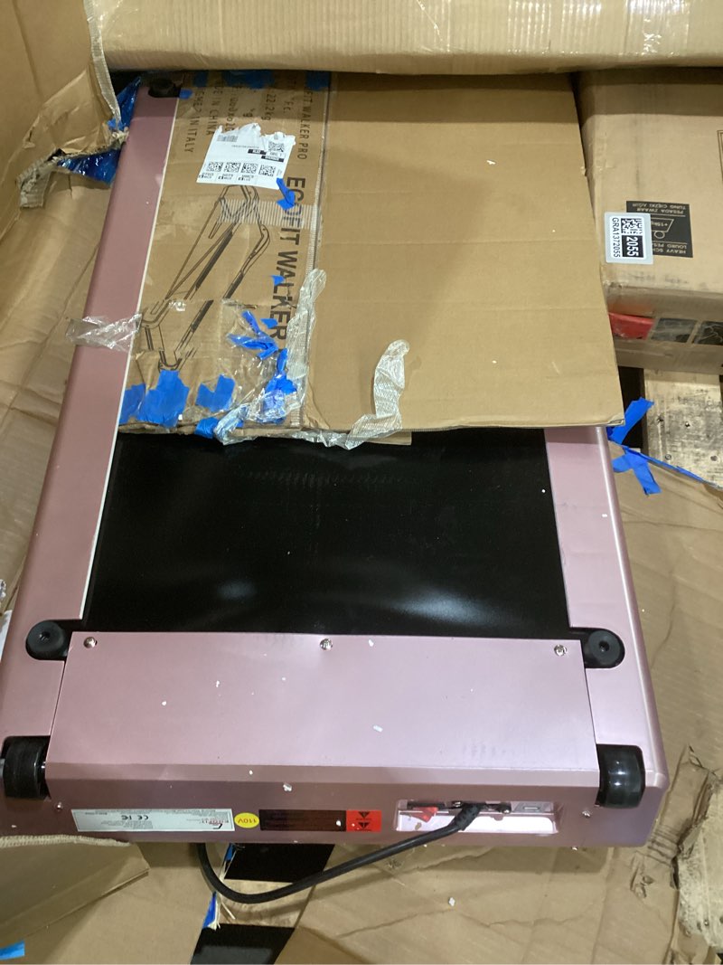 Condition photo showing New/Like New for Egofit Walker Pro/Plus Smallest Under Desk Treadmill Walking Pad, Small & Compact Walking Treadmill with Fixed 5% Incline to Fit Desk Perfectly and Home & Office with APP & Remote Control Without Handlebar