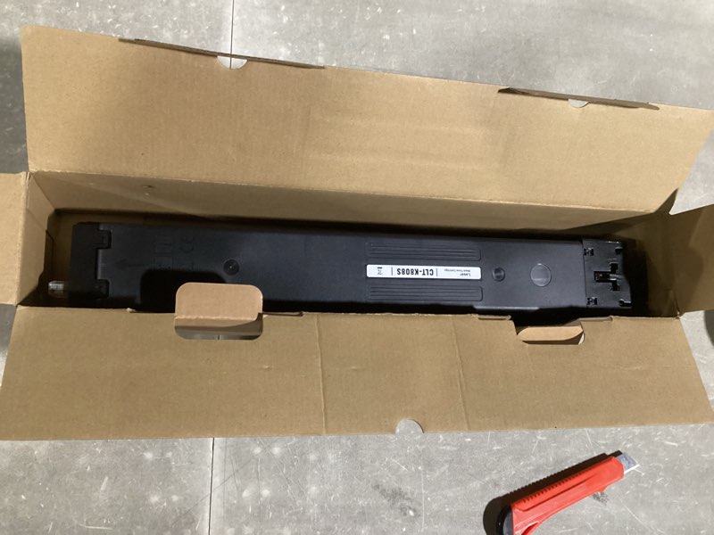 Condition photo showing As Is for (simular to) 1-pack (black) compatible high yield clt-k808s laser printer toner cartridge used for x4250lx, x4300lx printer