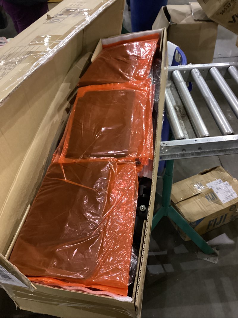 Condition photo showing New/Like New for Room Divider 8 Panel Room Dividers/Wheels, Fabric Room Divider Panel for Office Room Partitions and Dividers, Portable Partition Wall Divider for Room Separation, Flexible Privacy Screen Indoor Black Wheel-176''