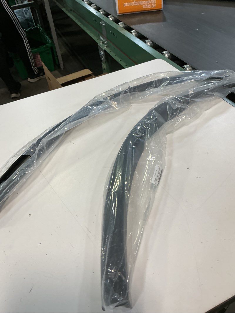 Condition photo showing As Is for dasbecan front wheel arch fender trim moulding molding compatible with dodge durango 2011-2018 fender flares left driver side replaces# ch1290112 57010621ad