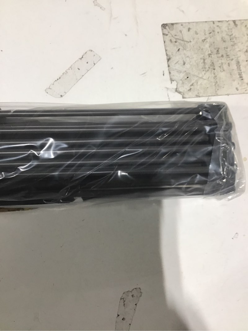 Condition photo showing New/Like New for Roll Up Dish Drying Rack, Silicone Wrapped Over The Sink Multipurpose Foldable Dish Drainer Anti-Slip Coated Stainless Steel Dish Racks for Kitchen Counter, Sink Drying Rack (Black, 20.5" x 17.3") Black?for Silicone Wrapped Size 20.5" X 17.3"?