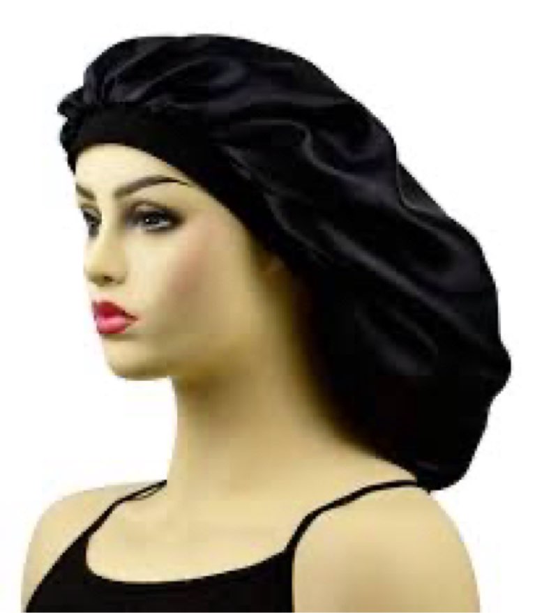 Satin hat for the hair