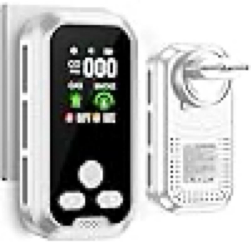 marcala 2026 1-pack travel carbon monoxide detector | carbon monoxide detectors portable | carbon monoxide and gas detectors | wall plug-in & battery for power outage | temp, humidity, gas & co alarm!