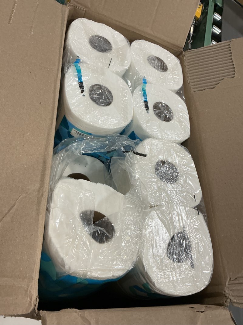 Condition photo showing Good Condition for (Incomplete)Amazon Brand - Presto! 2-Ply Ultra-Soft Toilet Paper, 24 Family Mega Rolls = 120 regular rolls, 6 Count (Pack of 4), Unscented 313 Sheet (Pack of 24)