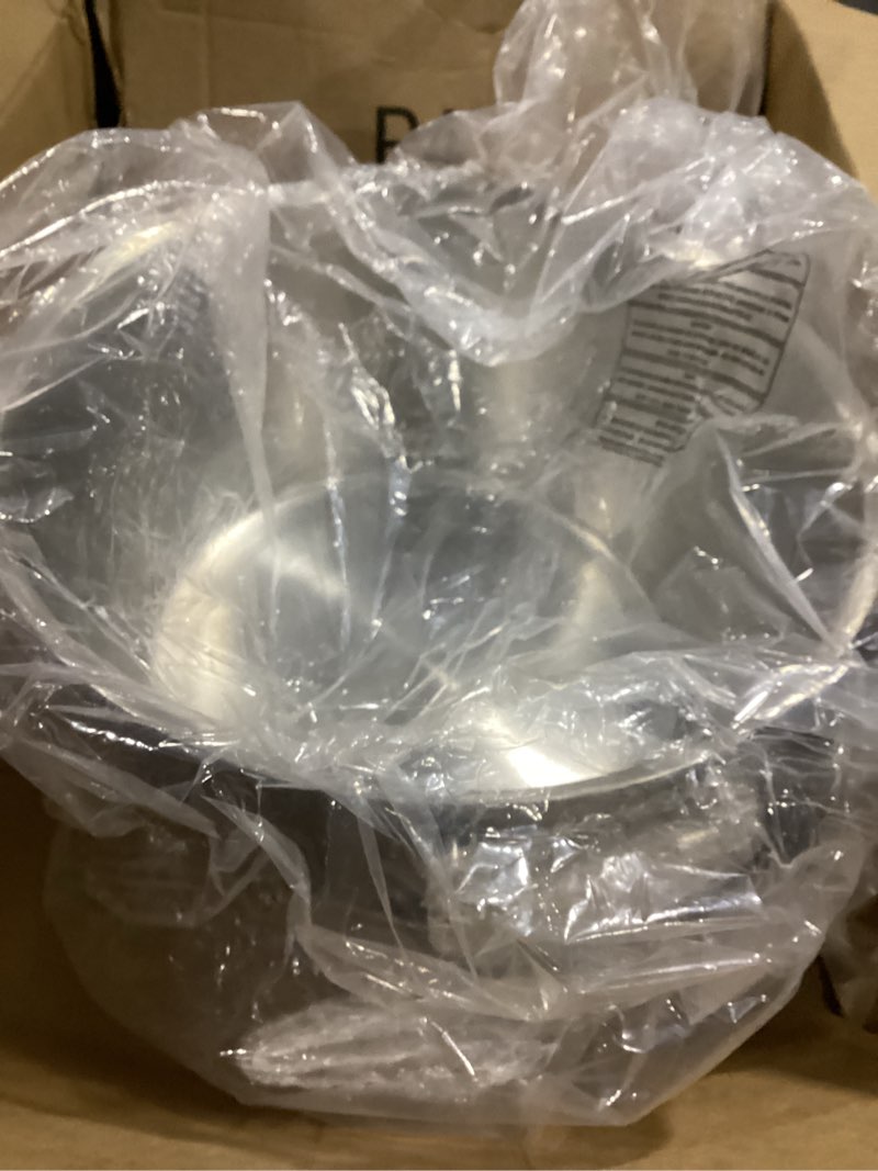 Condition photo showing Good Condition for brekx hammered stainless-steel beverage tub, double-walled insulated anchored drink tub & ice bucket with double hinged handles, drink chiller for parties, 12 quarts