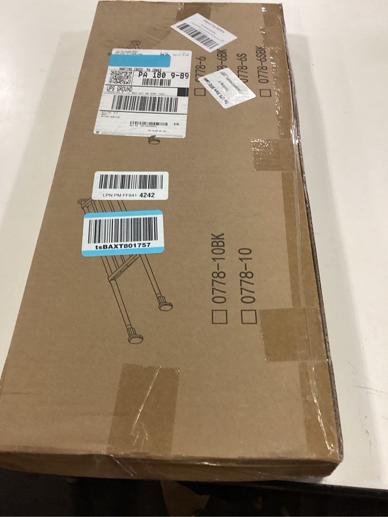 Condition photo showing New/Like New for Hershii Tension Shelf Expandable Rod Closet System Heavy Duty Clothes Hanger Adjustable DIY Storage Organizer Shoe Rack 60-100cm/23.62-39.37inches Ivory