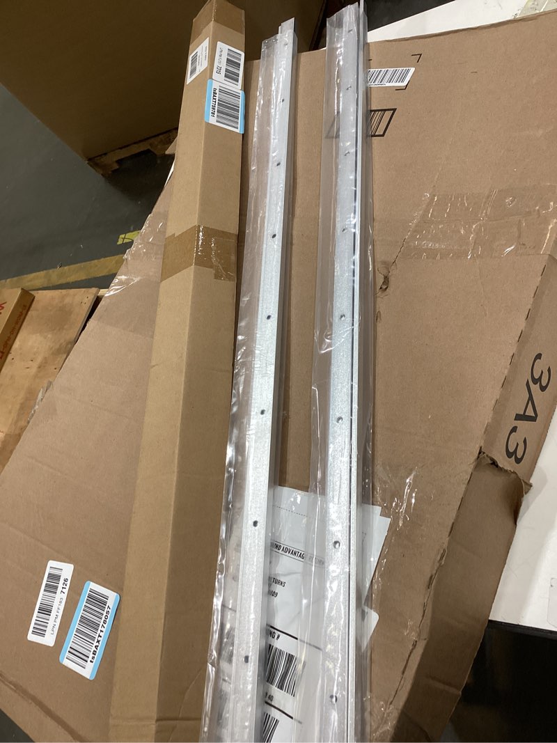 Condition photo showing Good Condition for 4Pack 36" T-Track for Woodworking Silver Double-Cut, 36 inch Universal Aluminum T Tracks Silver 36 inch Silver