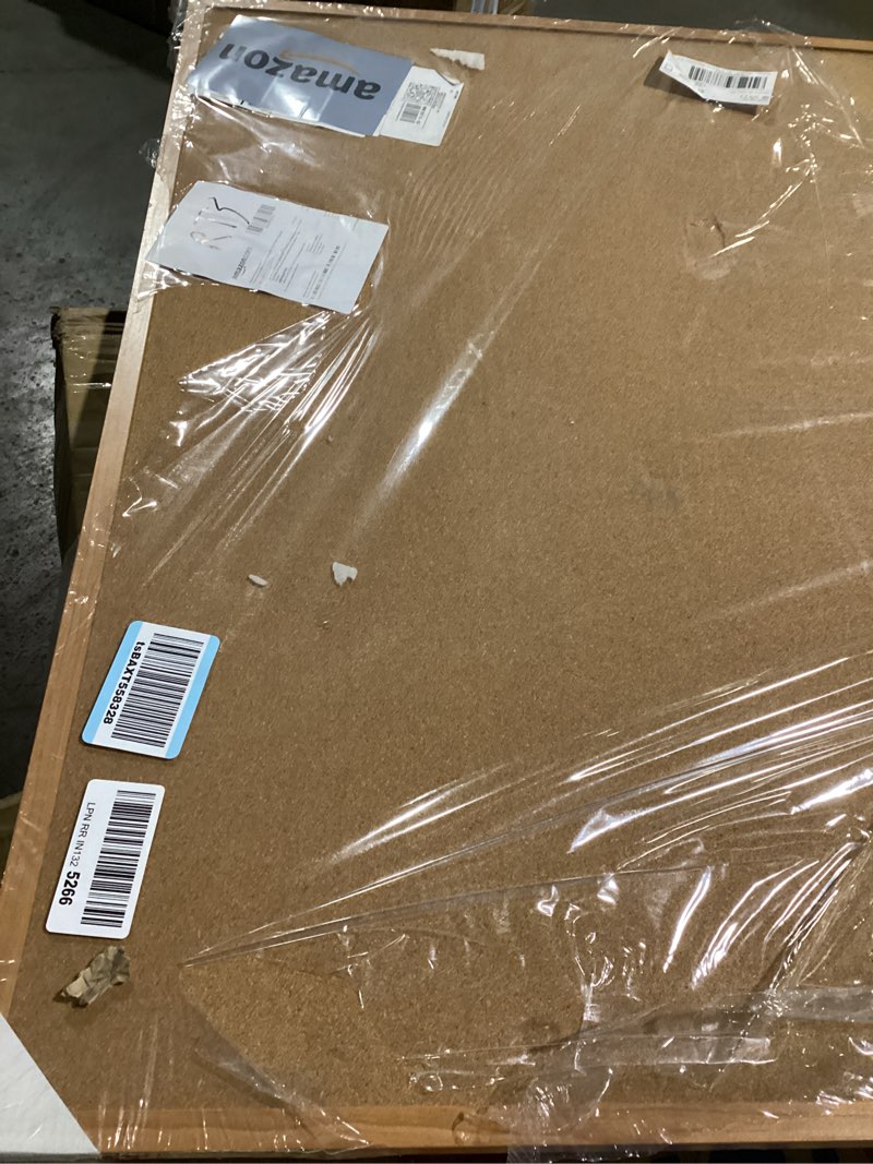 Condition photo showing Good Condition for mr. pen- cork notice board, 48 x 36 inches, cork bulletin board for walls, pin boards, framed corkboard, decorative hanging pin boards, perfect for office & home decor wood framed 48 x 36 inches