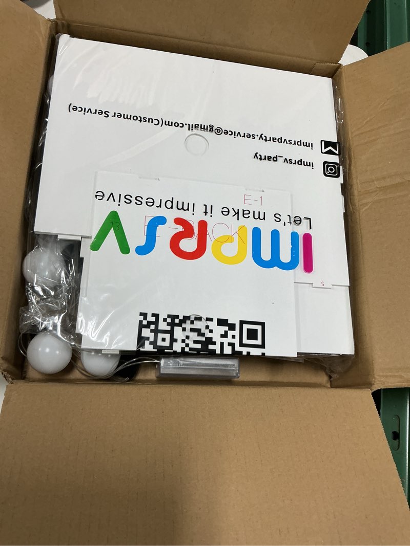 Condition photo showing Good Condition for imprsv 4ft marquee light up letters for birthday party decorations large marquee letters for wedding event bridal shower engagement anniversarty party decor,letter e letter-e 4 feet