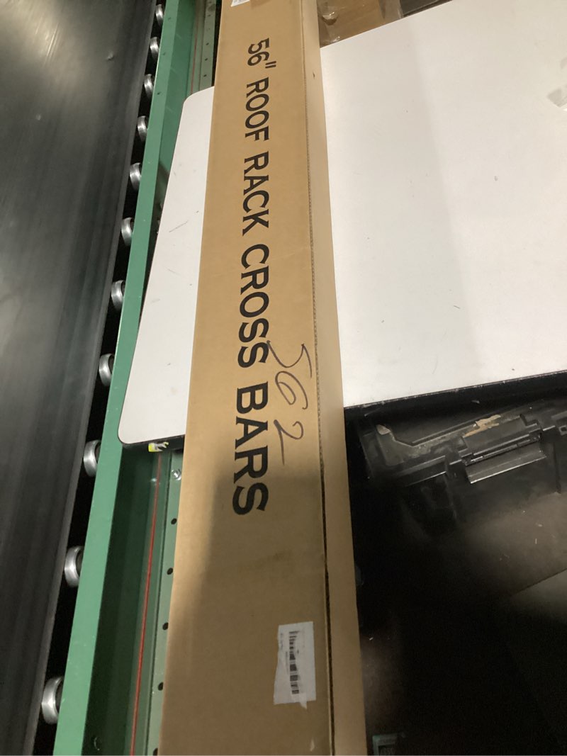 Condition photo showing Good Condition for stay there car roof rack cross bars 56”aero thick aluminum universal crossbars roof rack adjustable roof cross bars, fits most vehicles with existing raised side rails with gap- 200 lbs load capacity standard 56 inches