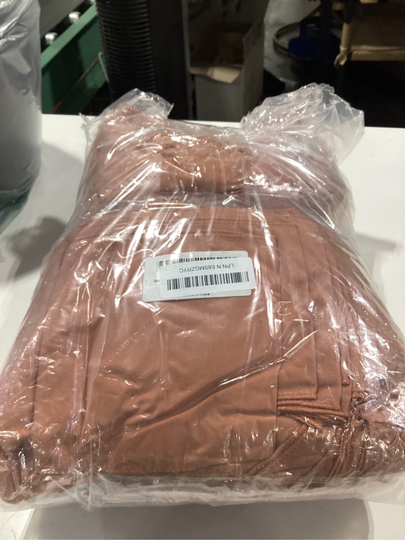 Condition photo showing Good Condition for vds pack of 100 pcs | coral peach | spandex chair sashes bows without buckle | stretch elastic banquet universal folding chair band tie with for wedding party conference celebration event decoration 100 pcs coral peach