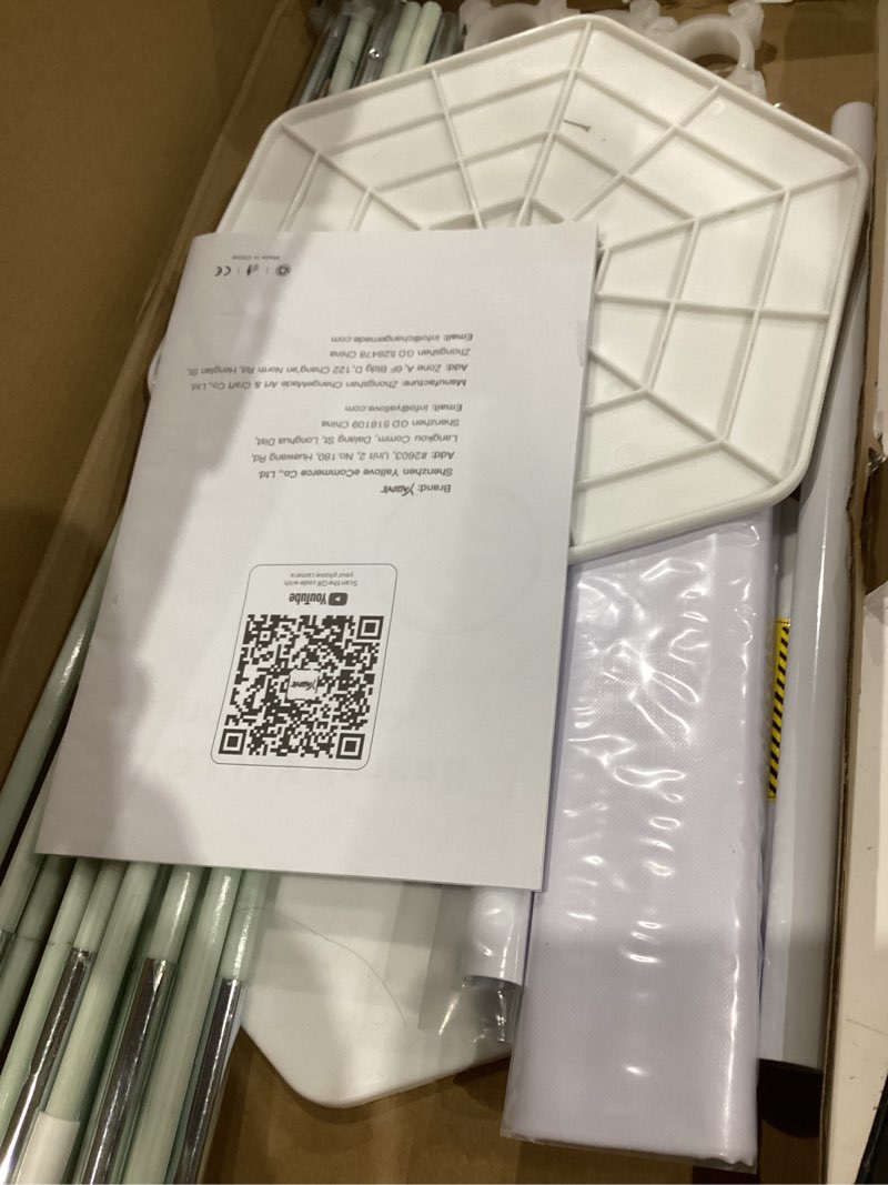 Condition photo showing Good Condition for YALLOVE 21ft Balloon Arch Stand Kit, Free Combination in Width and Height (e.g. 10ft x 7.5ft), Convenient to Assemble and Disassemble, Not Include Balloons